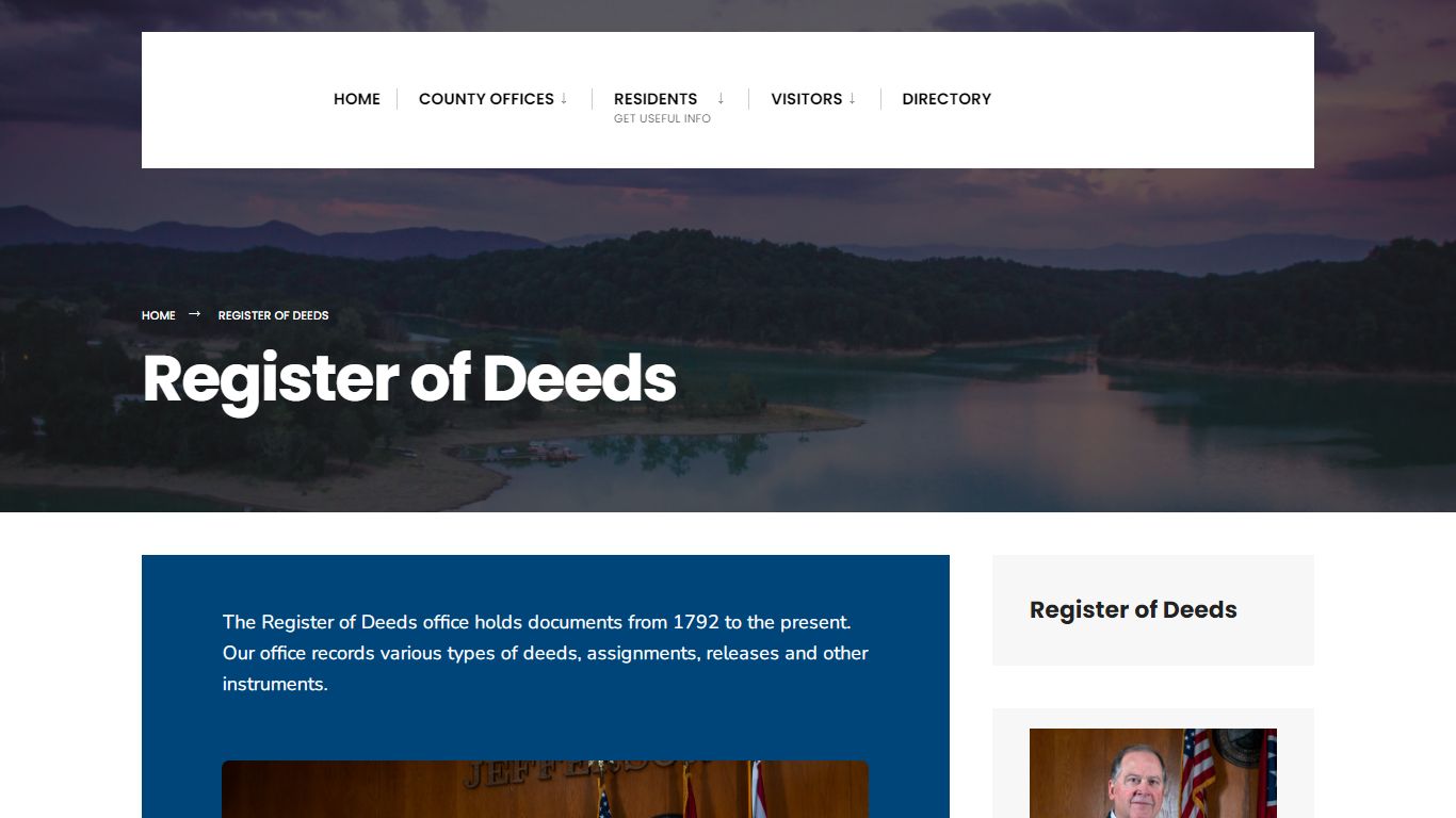 Register of Deeds - Jefferson County Government